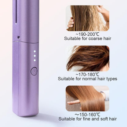 Portable Mini Adjustable Hair Straightener Hot Comb
