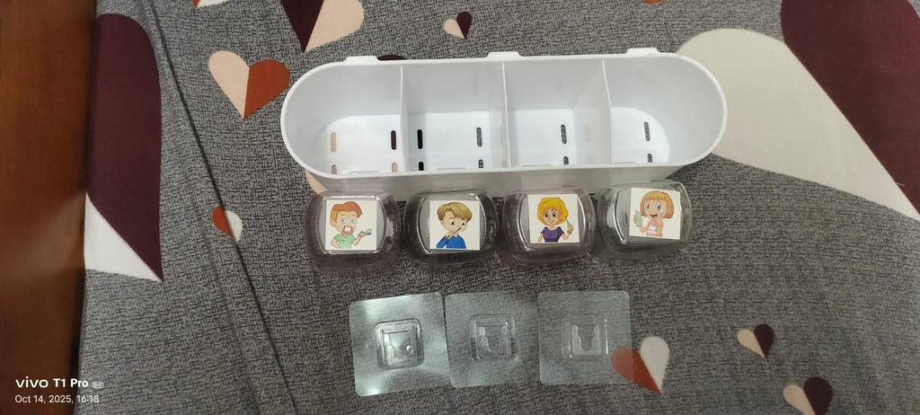 Plastic Toothbrush Holder Wall Mounted