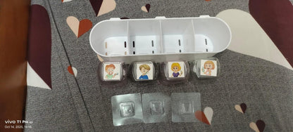 Plastic Toothbrush Holder Wall Mounted